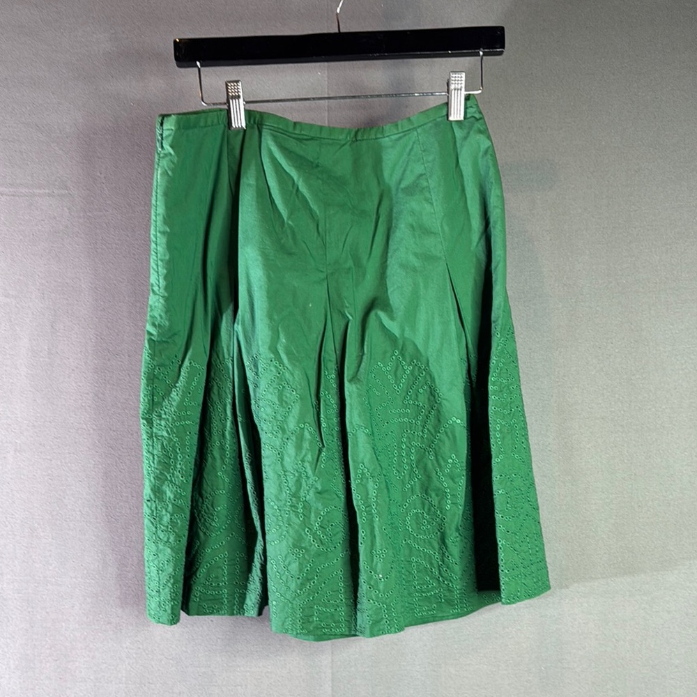 Talbots size 6P Elegant‎ Green Skirt